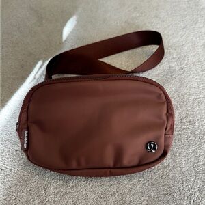 Lululemon Maroon Belt Bag